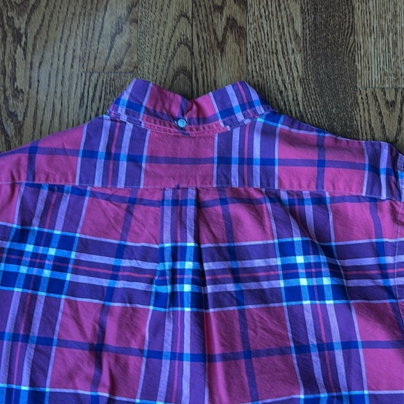 Ralph Lauren Slim Fit Men's Red Plaid Shirt, Size Large - Picture 10 of 10